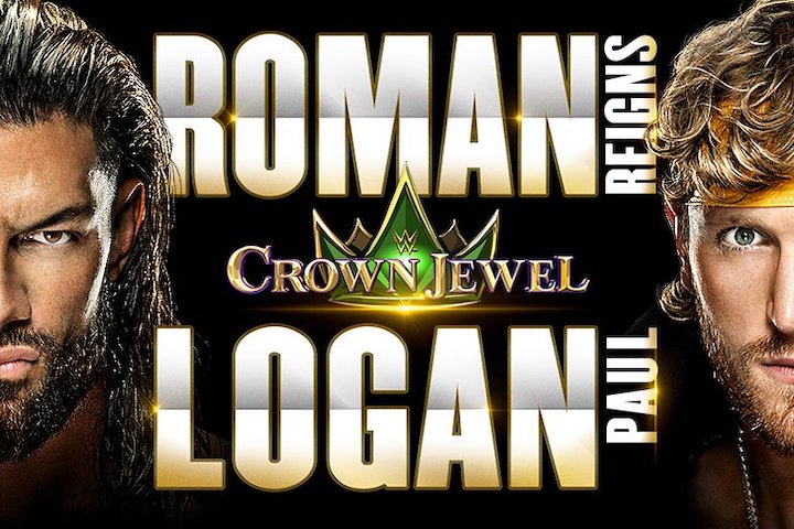 Roman Reigns Vs. Logan Paul Set For Crown Jewel In Saudi Ara...
