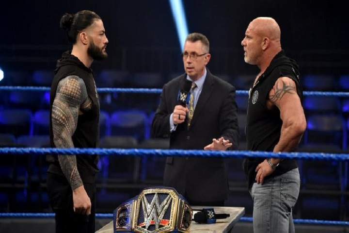 Goldberg Takes Shots At Roman Reigns, Teases His Return