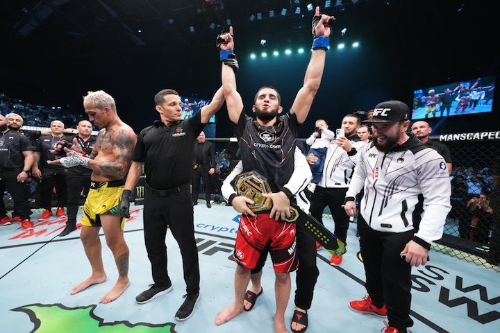 Islam Makhachev Reacts To Becoming The New UFC Lightweight C...