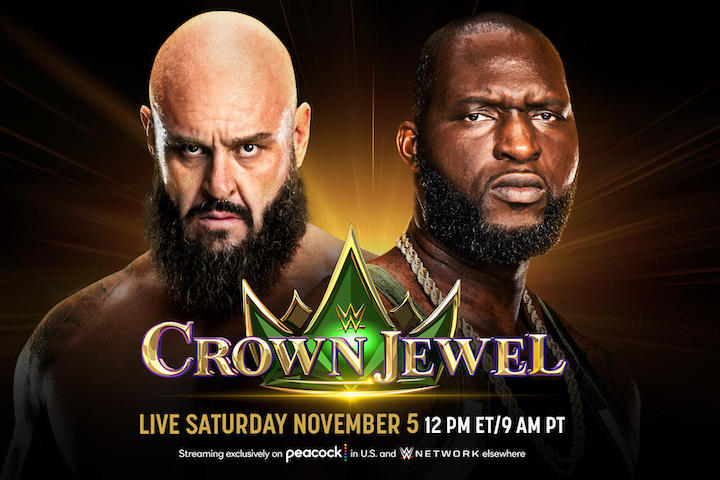WWE Crown Jewel 2022 Results: Braun Strowman Vs. Omos Full M...