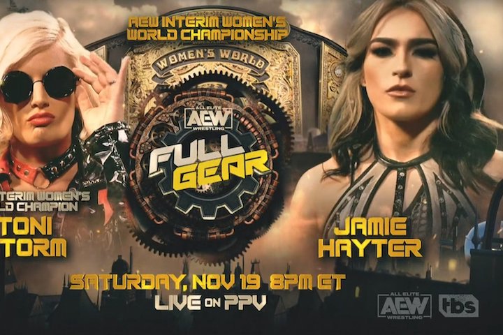 AEW Full Gear 2022 Results: Toni Storm Vs. Jamie Hayter Full...