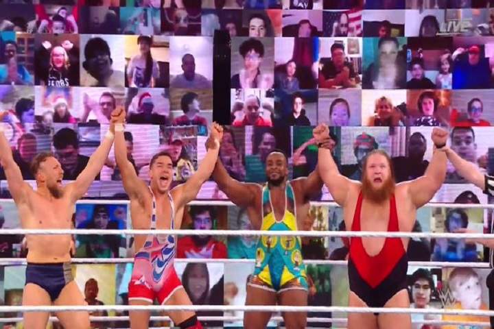 WWE TLC 2020: Big E, Daniel Bryan, Otis & Chad Gable Vs. Int...