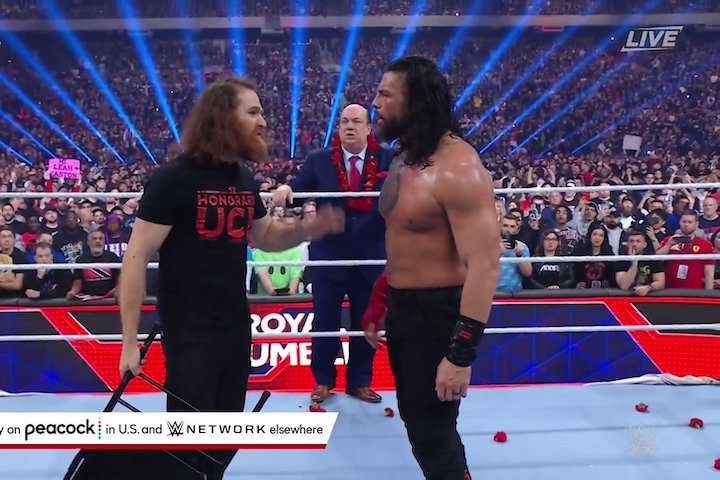 WWE Royal Rumble 2023 Results: Sami Zayn Attacks Roman Reign...