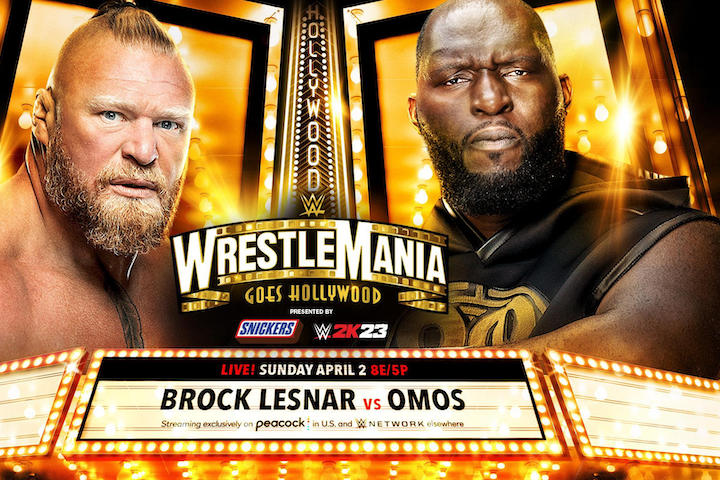WWE WrestleMania 39 Results: Brock Lesnar Vs. Omos Full Matc...