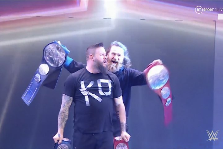 Kevin Owens And Sami Zayn's Tag Team Championship Win At Wre...