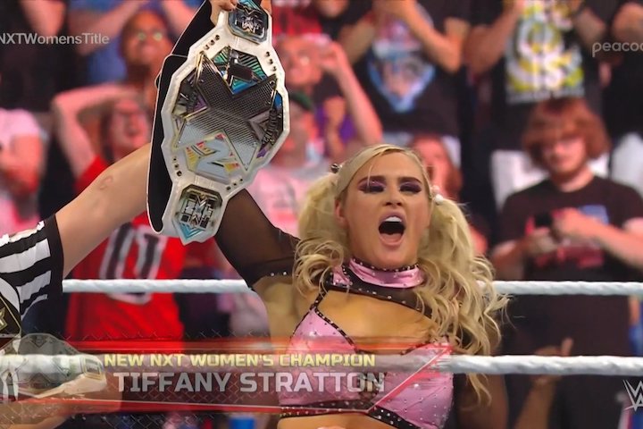 Tiffany Stratton Becomes The New NXT Women's Champion At WWE...