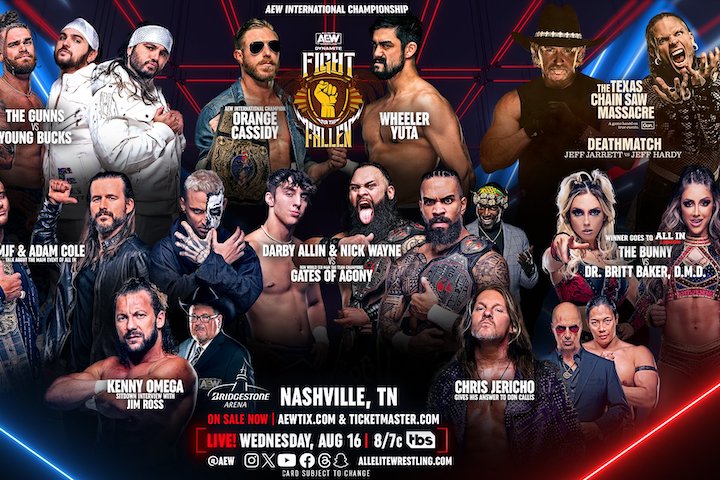 AEW Dynamite Predictions & Match Card August 16, 2023: Previ...