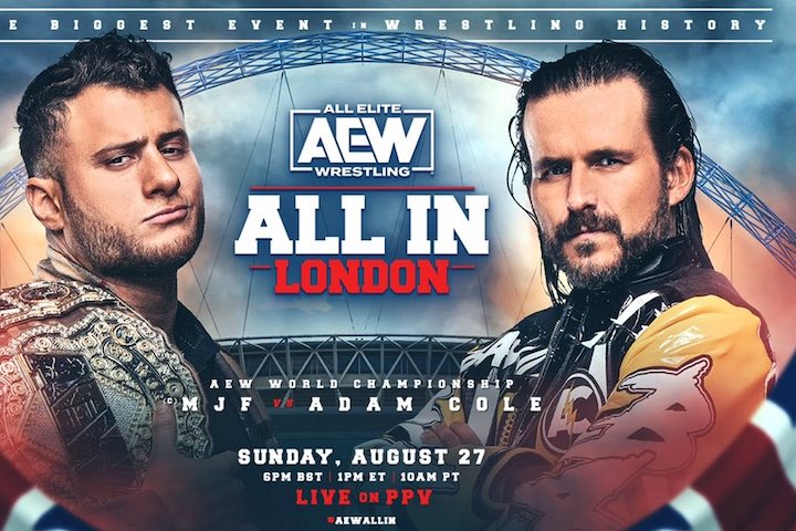 MJF vs. Adam Cole For The AEW World Championship To Headline...