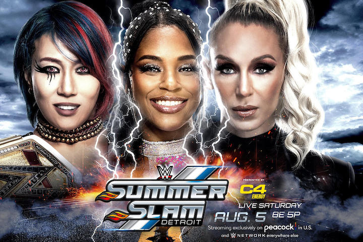 WWE SummerSlam 2023 Results: Asuka vs. Charlotte Flair vs. B...