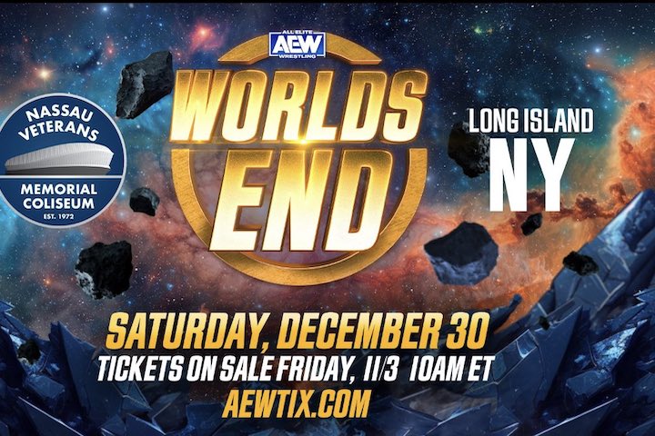 AEW Announces New Pay-Per-View, Worlds End, To Take Place On...
