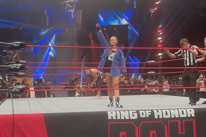 Ronda Rousey Debuts For Ring of Honor, Teams With Marina Sha...