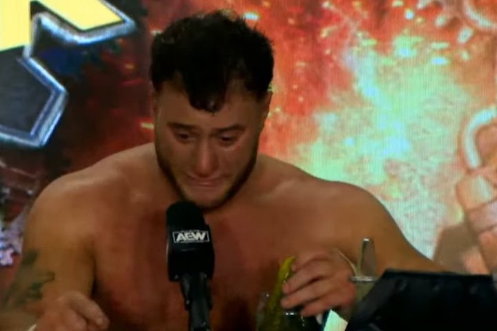 Video: MJF Breaks Down In Tears After AEW Full Gear Win