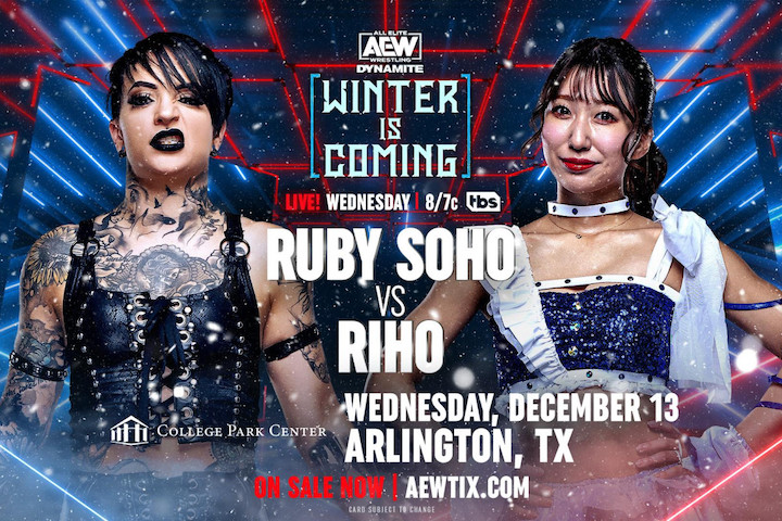 New Match Added To 12/13 AEW Dynamite, Updated Lineup