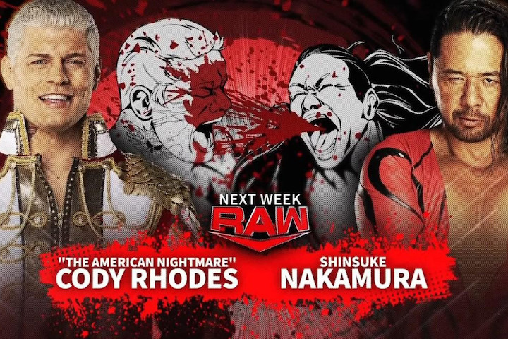 CM Punk, Cody Rhodes vs. Shinsuke Nakamura, And More Set For 1/8 WWE Raw