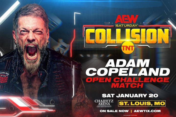 Adam Copeland Set For 1/20 AEW Collision, Updated Lineup