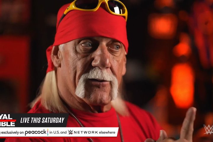 WWE Hall of Famer Hulk Hogan Teases Royal Rumble Appearance,...