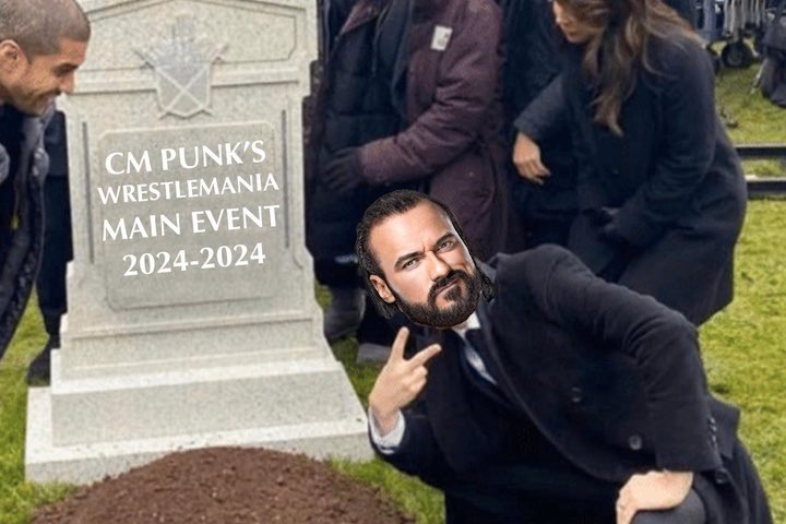 Drew McIntyre Escalates His Feuds With CM Punk; Posts A Viral Tombstone Meme