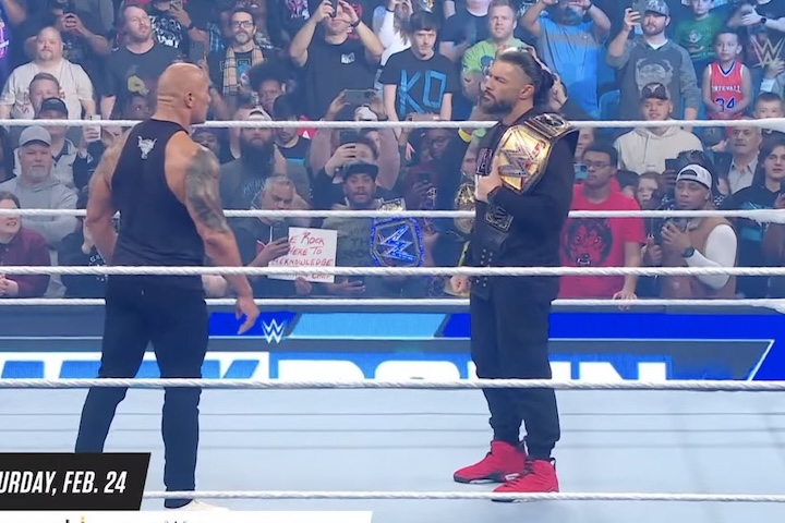 Video: The Rock Addresses The Crowd After WWE SmackDown Goes Off The Air