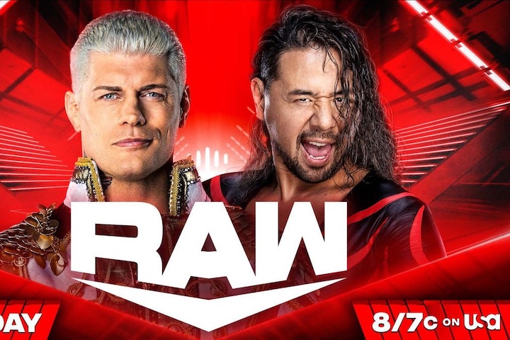 Cody Rhodes & Shinsuke Nakamura To Face Off In A Bull Rope Match On 2/5 WWE Raw