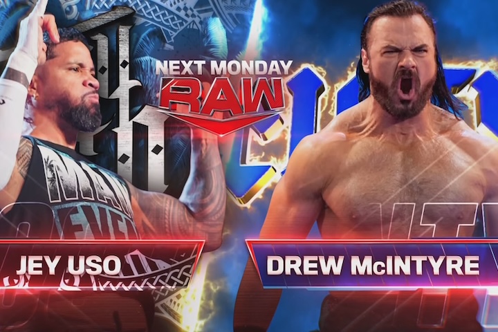 Drew McIntyre vs. Jey Uso And More Set For 2/26 WWE Raw, Upd...