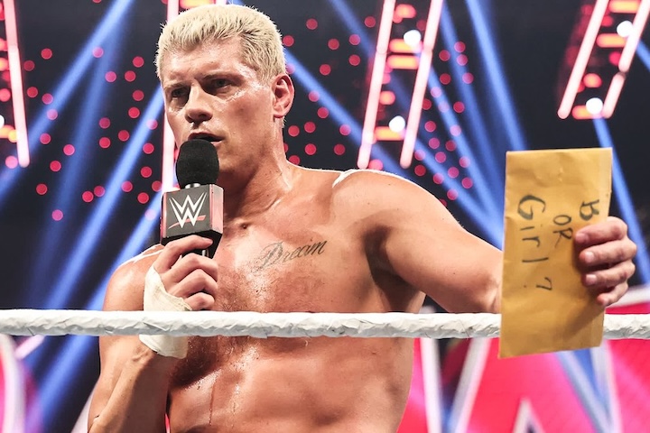 Cody Rhodes Scores Victory On Raw, Helps Couple With Gender Reveal Following The Event