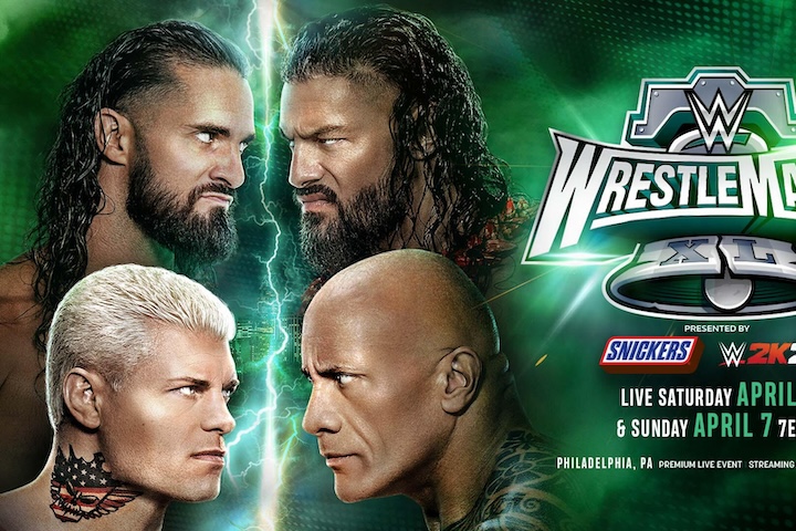 WWE Confirms The Rock & Roman Reigns vs. Cody Rhodes & Seth Rollins Set For WWE WrestleMania 40