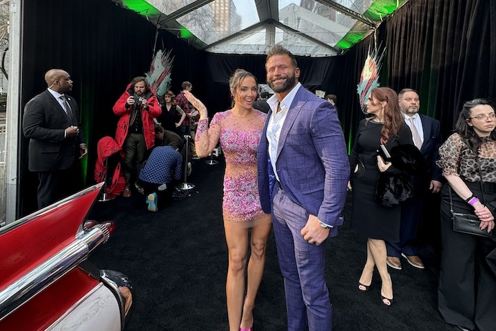 WWE Star Chelsea Green Spotted At The 'Ghostbusters' Movie Premiere Alongside Her Husband Matt Cardona