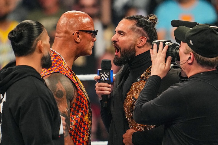 The Rock Cuts Promo On Seth Rollins, Calls Him 'Clown' And S...