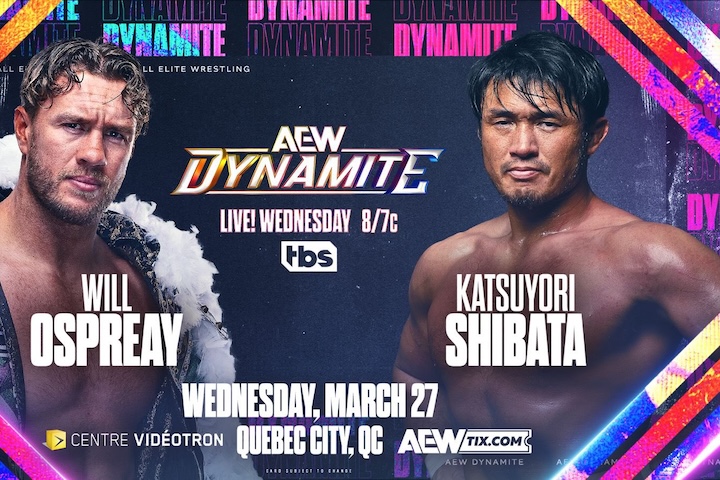 AEW Dynamite 3/27 Preview & Confirmed Matches: Will Ospreay vs. Katsuyori Shibata, Mercedes Mone On Commentary, And More