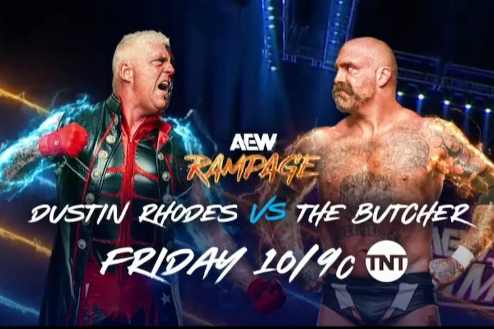 Dustin Rhodes vs. The Butcher Announced For 3/29 AEW Rampage, Updated Lineup