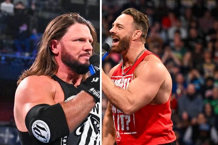 AJ Styles And LA Knight Get Into A Brawl Ahead Of Their WrestleMania Match