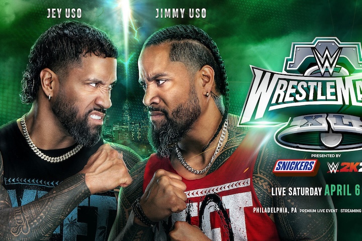 WWE WrestleMania 40 Results: Jey Uso vs. Jimmy Uso Full Match & Winner