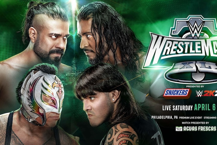 WWE WrestleMania 40 Results: Rey Mysterio and Andrade vs. Santos Escobar and Dominik Mysterio Full Match & Winner
