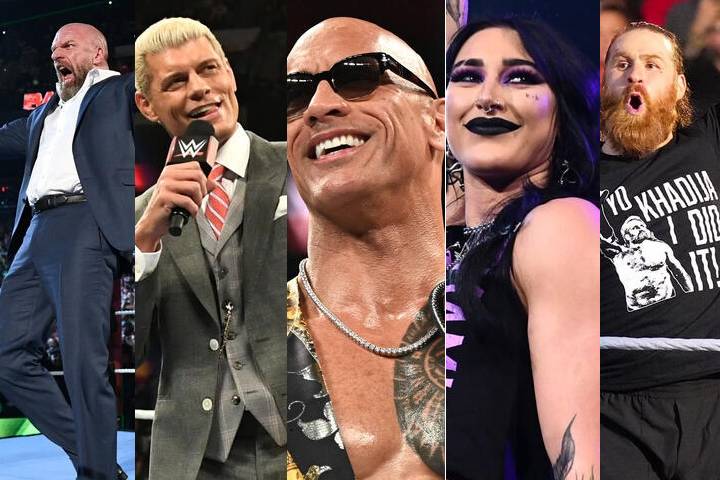 Top 5 WWE Raw Moments (4/8): The Rock And Cody Rhodes Face-T...