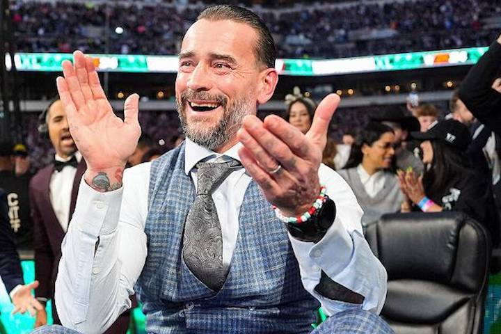 CM Punk Reacts To AEW Presenting Real Footage Of AEW All In Brawl On 4/10 AEW Dynamite