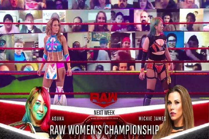 Asuka Vs. Mickie James For Raw Women's Championship Match An...