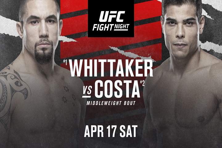 UFC Fight Night: Whittaker Vs. Costa Fight Card, Prediction,...