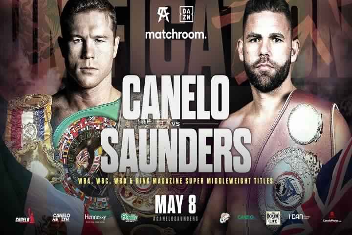 Boxing Update: Canelo Álvarez Vs. Billy Joe Saunders Set To Take Place On May 8