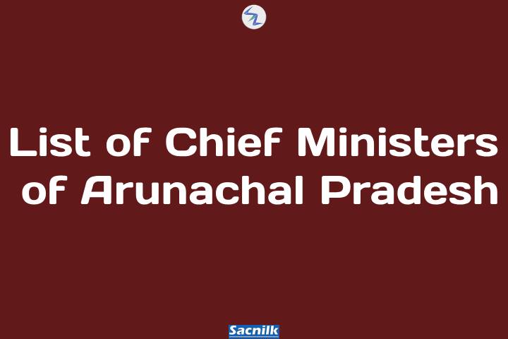 List of Chief Ministers of Arunachal Pradesh