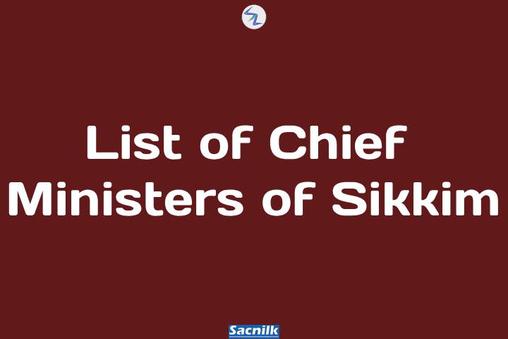List of Chief Ministers of Sikkim

