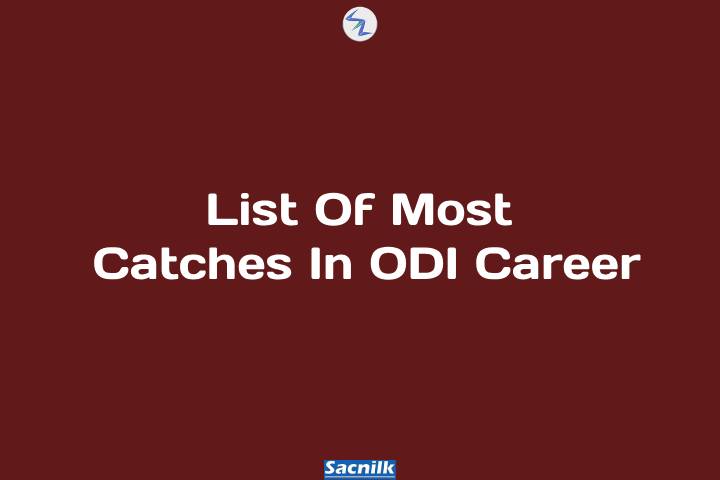 List Of Most Catches In ODI Career
