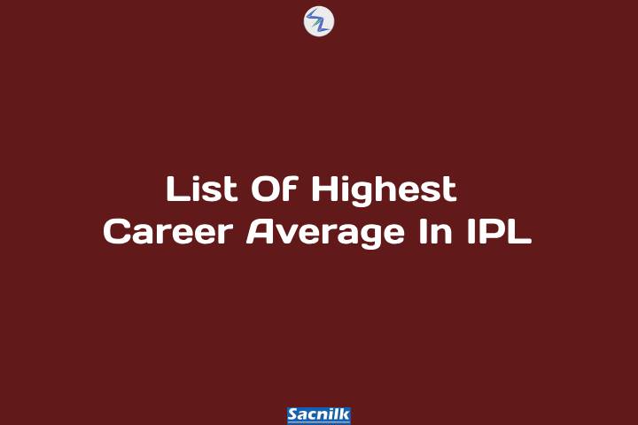 List Of Highest Career Average In IPL