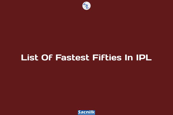 List Of Fastest Fifties In IPL