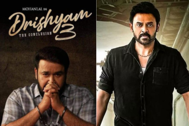 Drishyam 3 Dilemma: Will Mohanlal's Release Spoil Venkatesh'...
