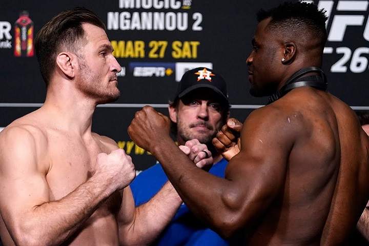 UFC 260 Results: Stipe Miocic (c) Vs. Francis Ngannou Full F...