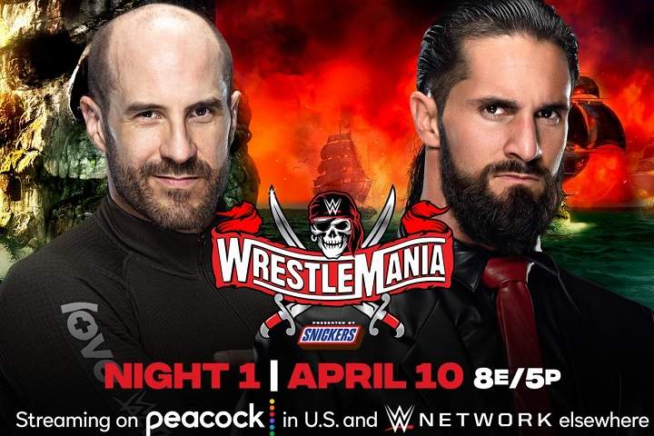 WWE WrestleMania 37: Seth Rollins Vs. Cesaro Winner Predicti...