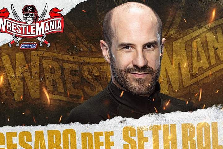 WWE WrestleMania 37: Seth Rollins Vs. Cesaro Full Match & Wi...