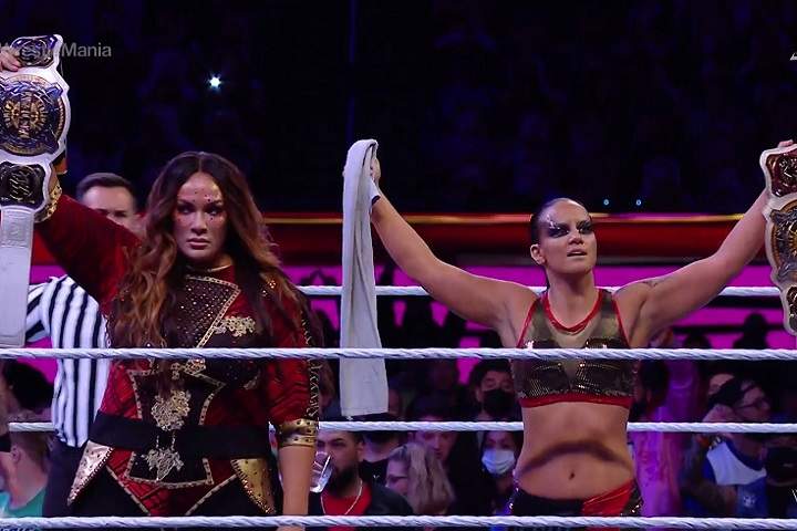 WWE WrestleMania 37 Night Two Result: Nia Jax & Shayna Baszl...