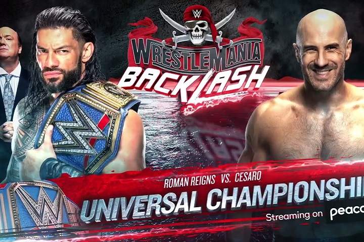 Roman Reigns Vs. Cesaro For The Universal Championship Added...