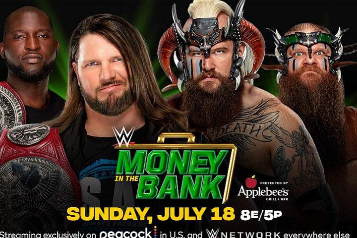 WWE MITB 2021 Results: AJ Styles & Omos Vs. The Viking Raide...